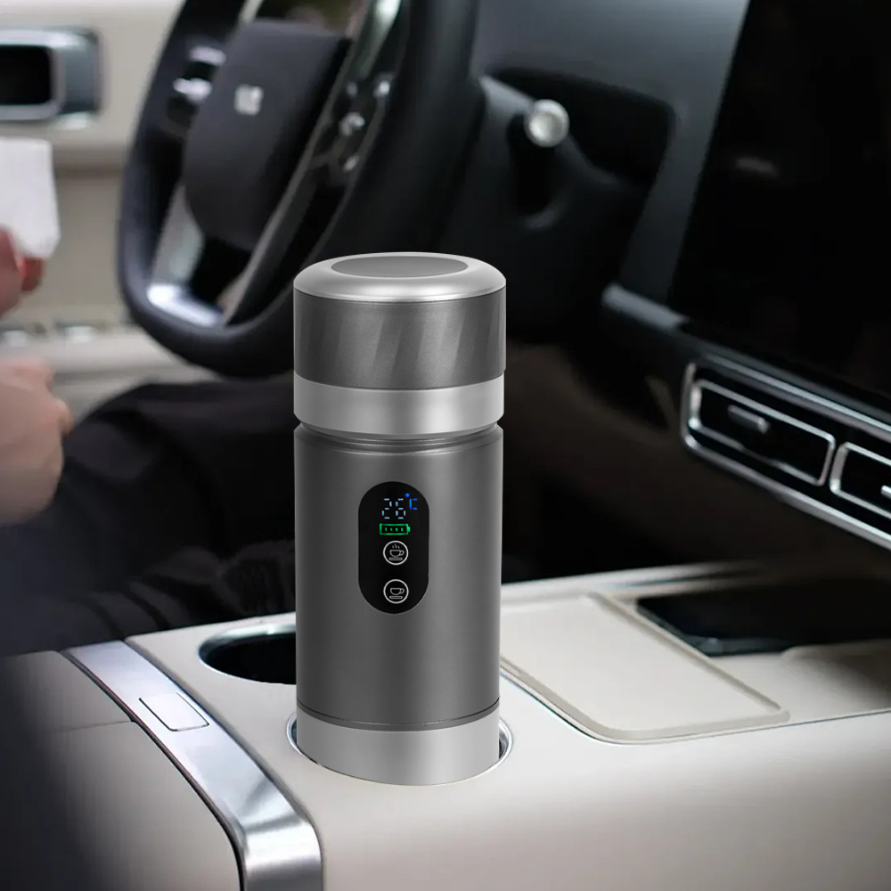 Coffee & Tea Haus - Cafetera Espresso Portátil con Calentamiento Automático,