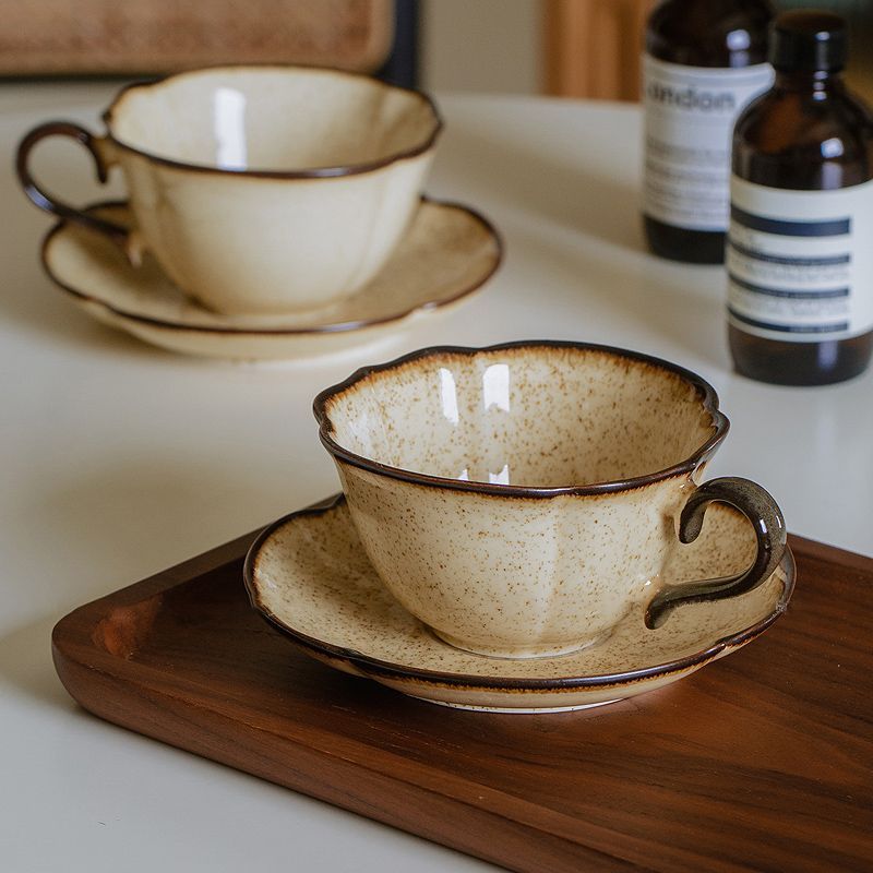Prefer Coffee To Tea - Platos de tazas de cerámica Retro