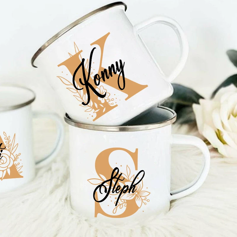 Coffee Tea Name - Tazas personalizadas Taza con nombre inicial