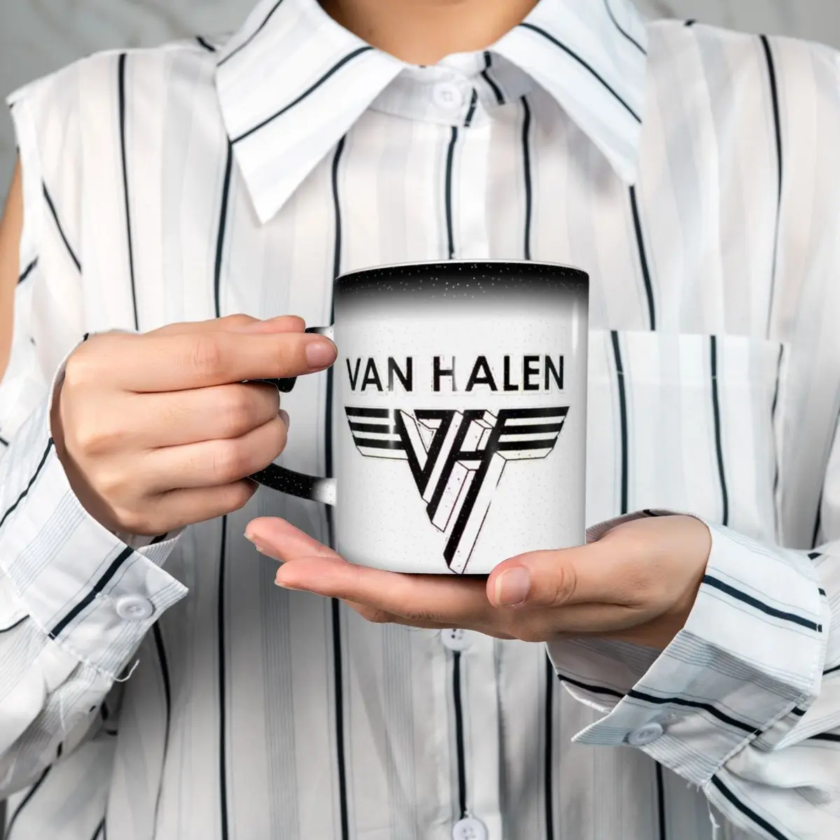 Coffee Tea Van - Taza con logotipo de Van Halen