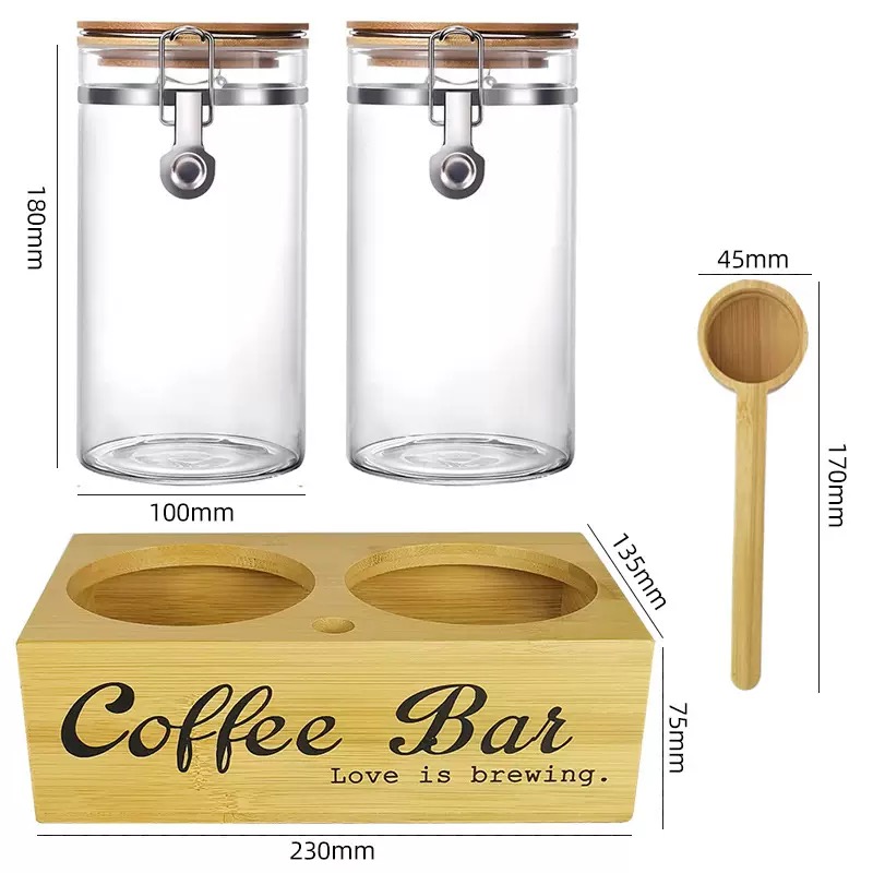 Coffee Tea Bean - Frascos de almacenamiento de café, paquete