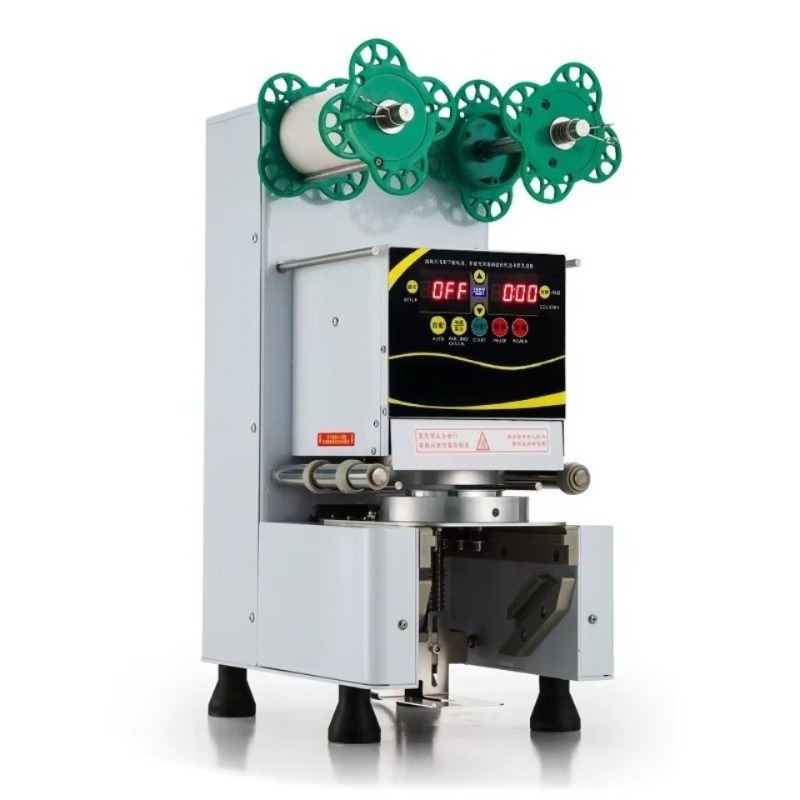 Juice Tea Coffee - Máquina automática para sellar vasos de