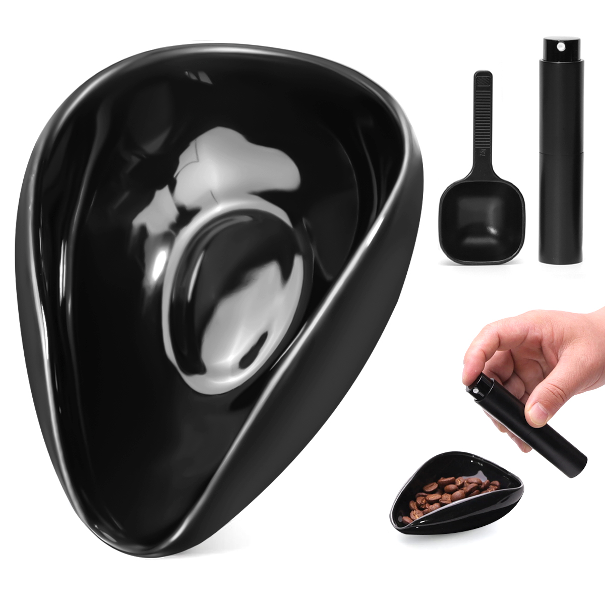 Coffee Tea Or - Leeseph Juego de cucharas y tazas