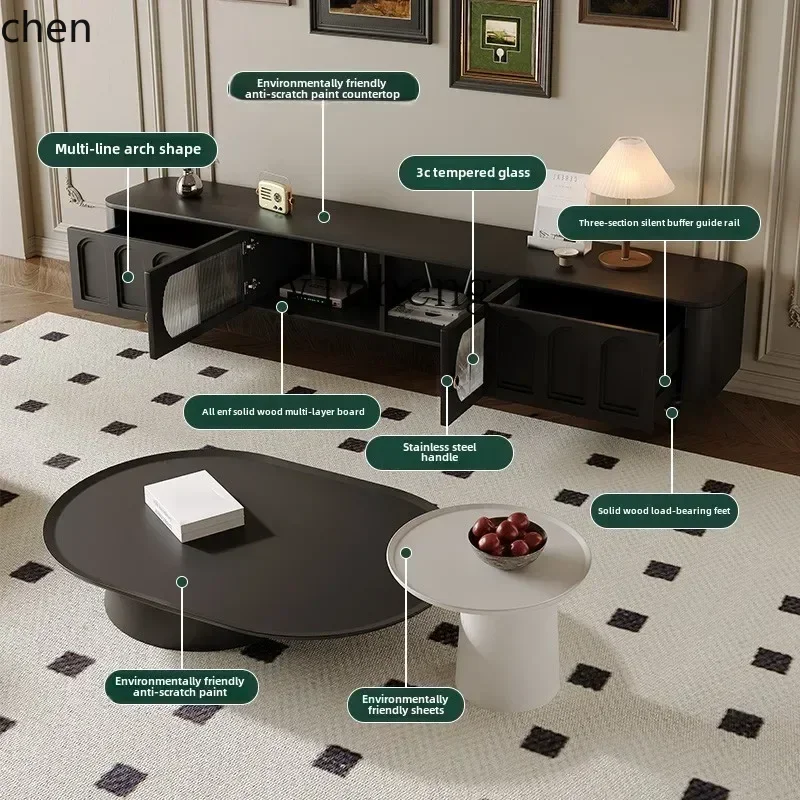 Coffee & Tea Haus - Mueble de TV retro i5.15, mesa