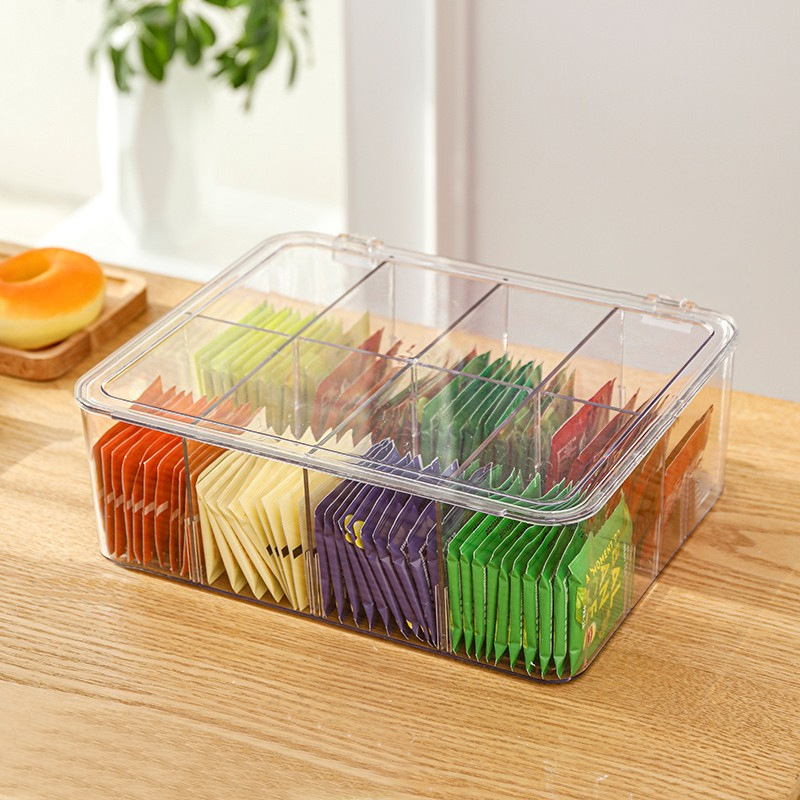 Coffee Tea Drawer Organizer - Caja de almacenamiento de bolsas de