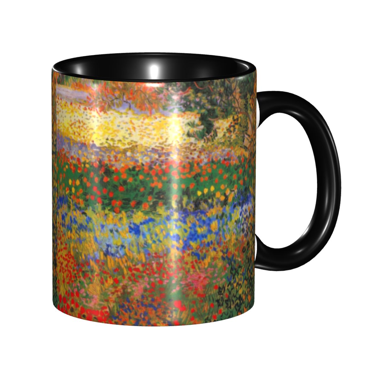 Coffee Tea Van - Pintura personalizada de jardín de flores