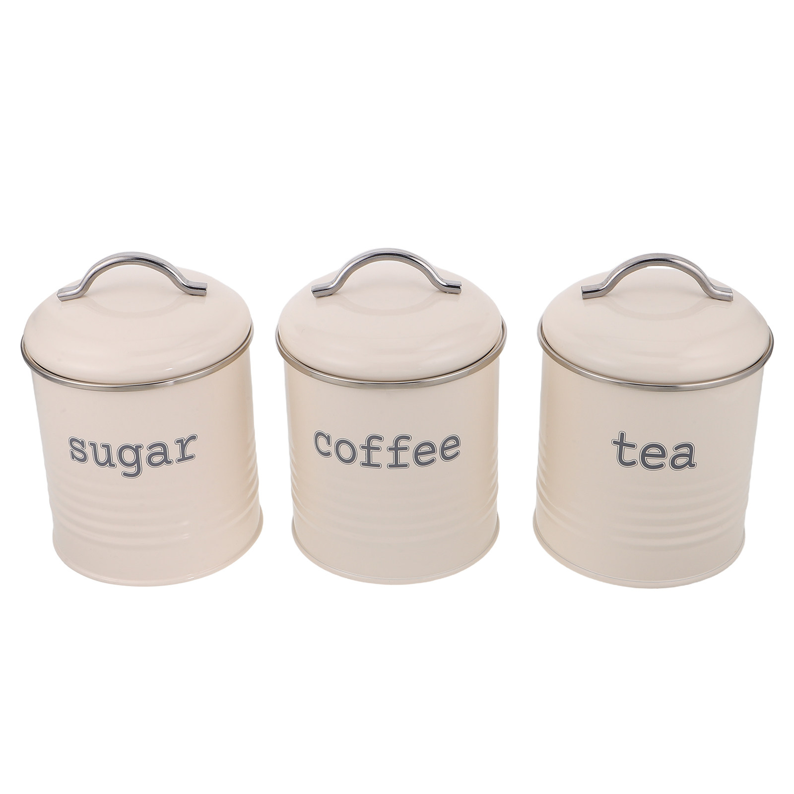 Coffee Tea Bean - Juego de 3 Recipientes Herméticos para
