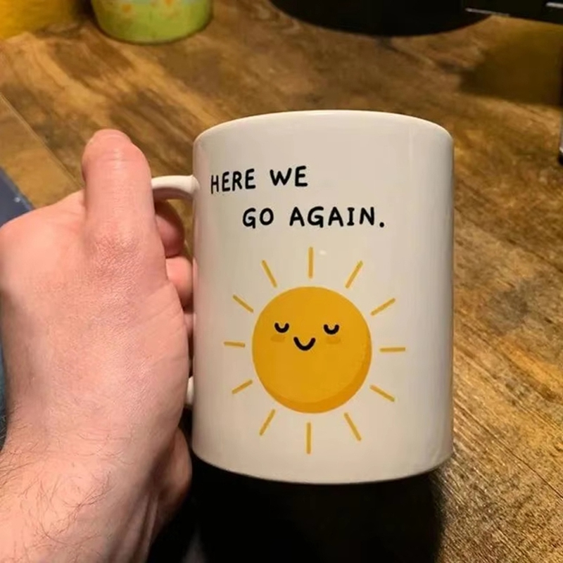 Coffee Tea Good Morning - Taza de café divertida y sarcástica,