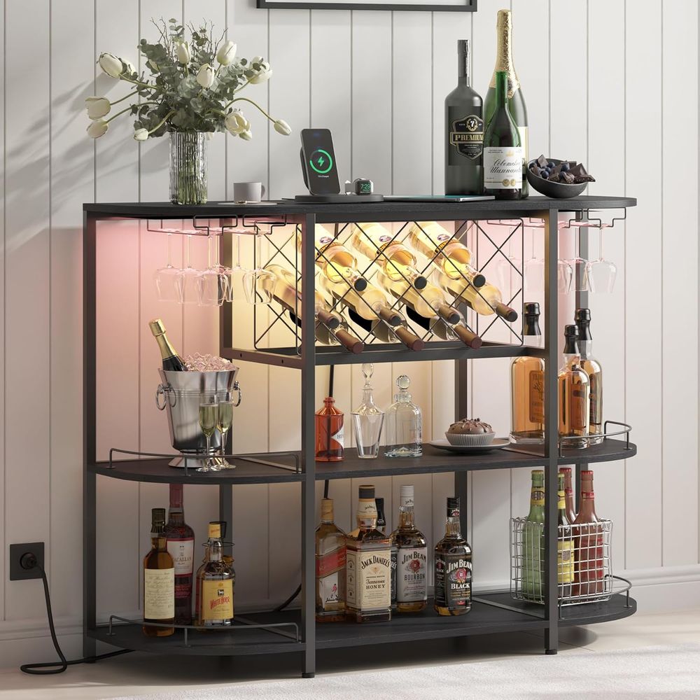 Mesa de Centro Negra de 3 Nive - Coffee & Tea Haus reseña y precio