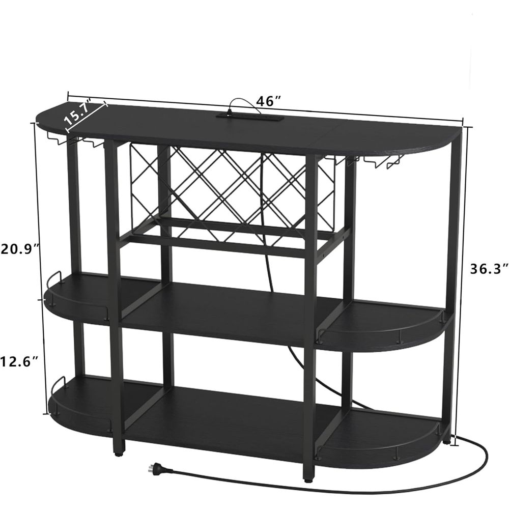 Mesa de Centro Negra de 3 Nive - Coffee & Tea Haus reseña y precio