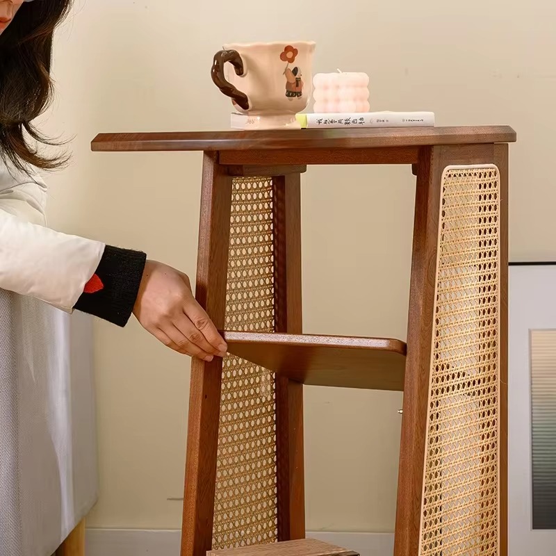 Mesa Auxiliar de Madera Maciza - Coffee Tea Or reseña y precio