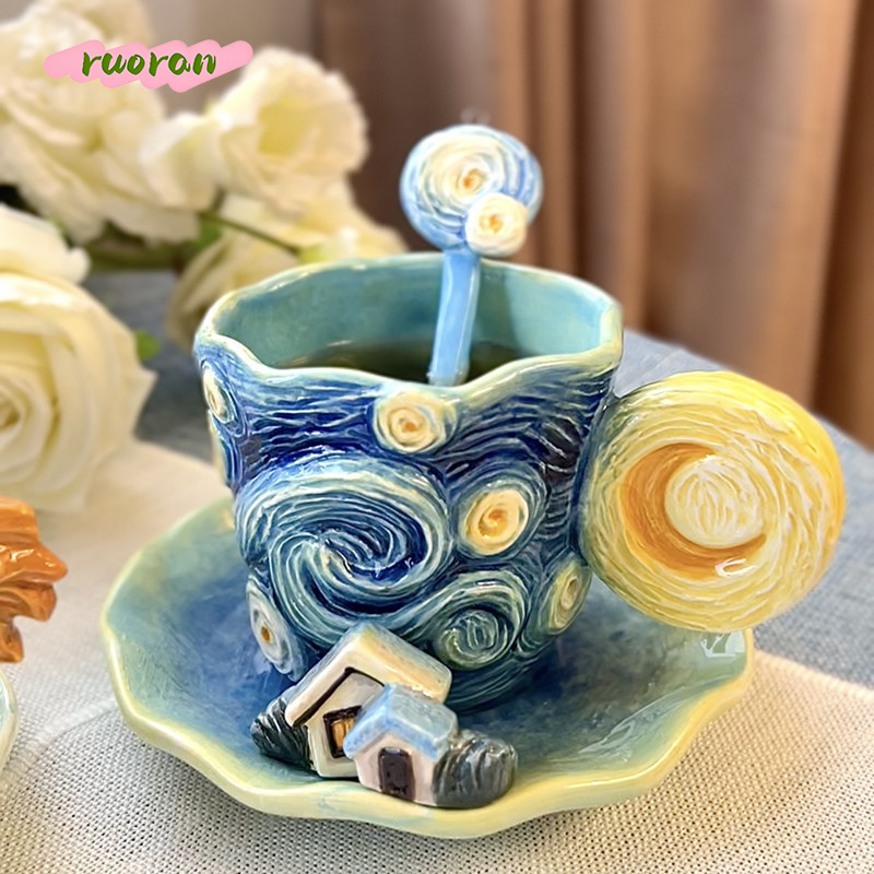 Taza de Café de Cerámica con P - Coffee Tea Van reseña y precio