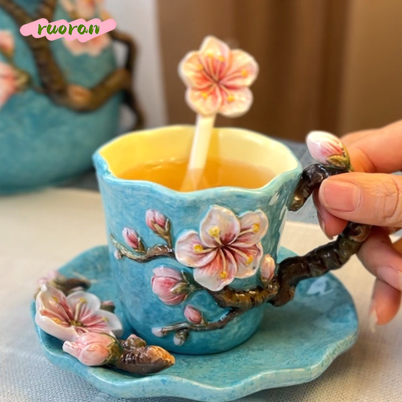 Taza de Café de Cerámica con P - Coffee Tea Van reseña y precio