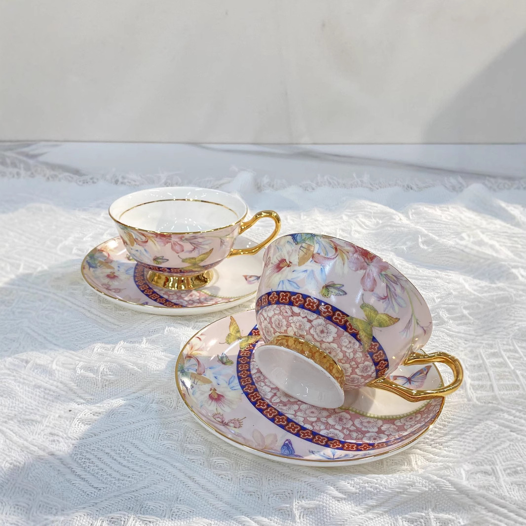 Taza y Platillo de Porcelana C - Juice Tea Coffee reseña y precio