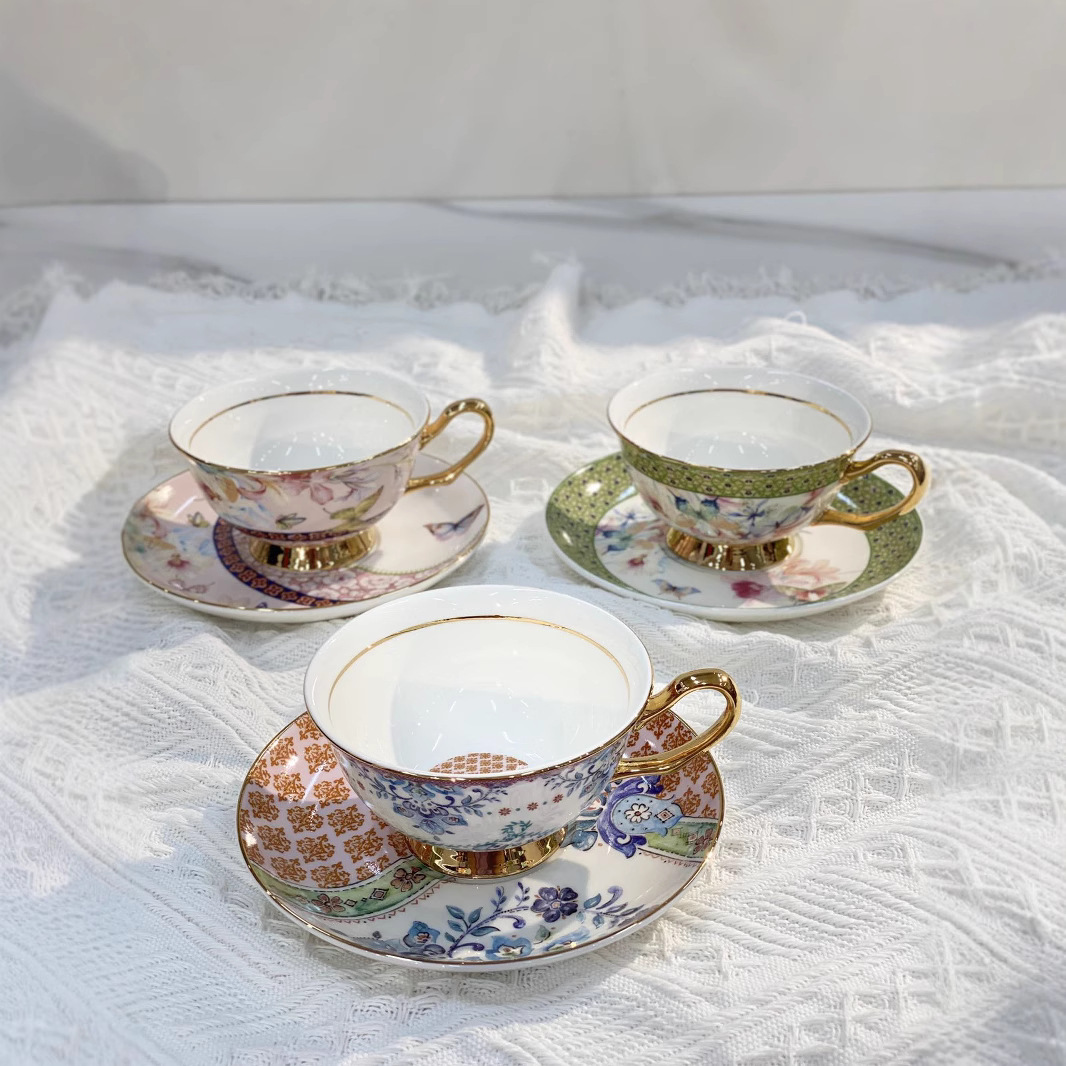 Taza y Platillo de Porcelana C - Juice Tea Coffee reseña y precio
