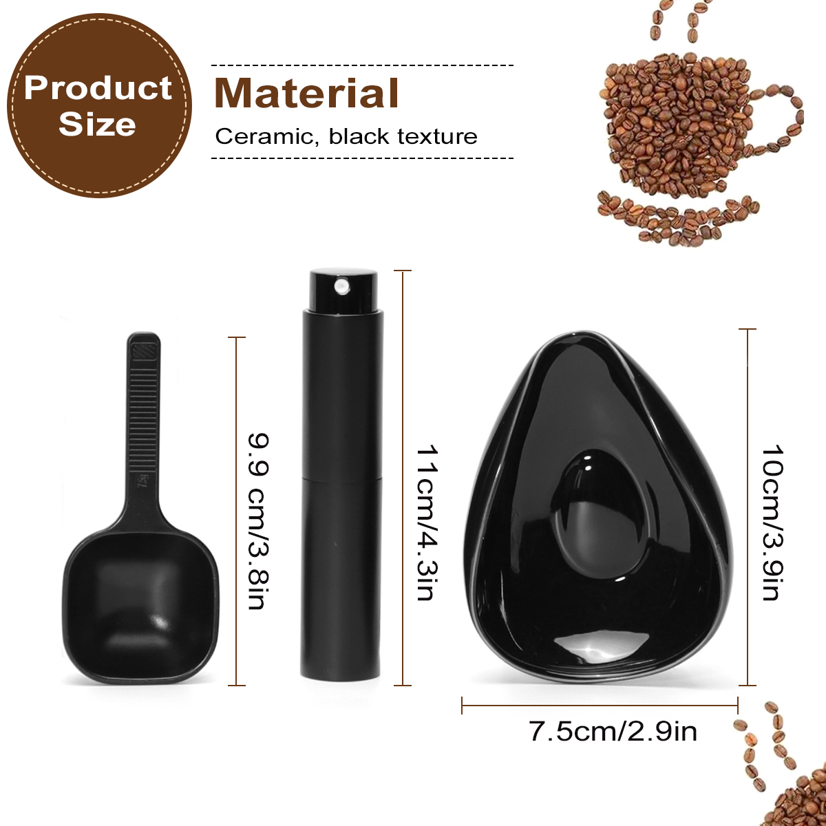 Juego de taza y cuchara dosifi - Coffee Tea Or reseña y precio