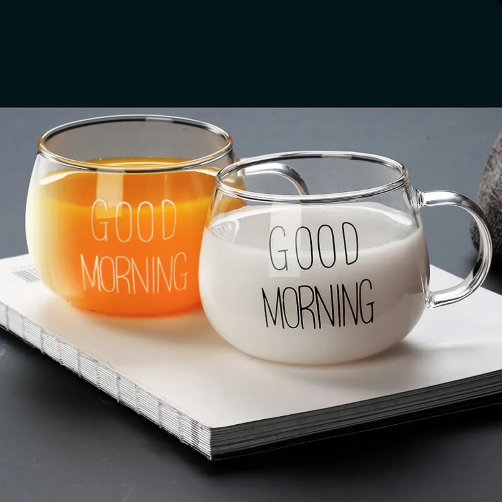 Taza de té y café de cristal c - Coffee Tea Name reseña y precio