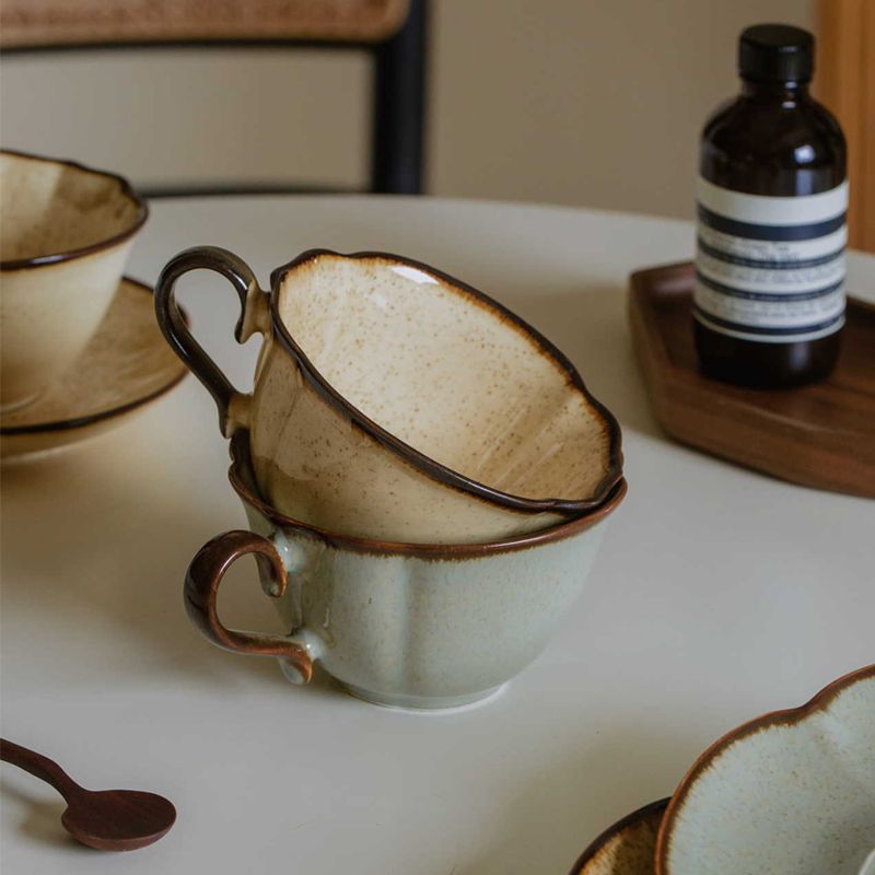 Platos de tazas de cerámica Re - Prefer Coffee To Tea reseña y precio