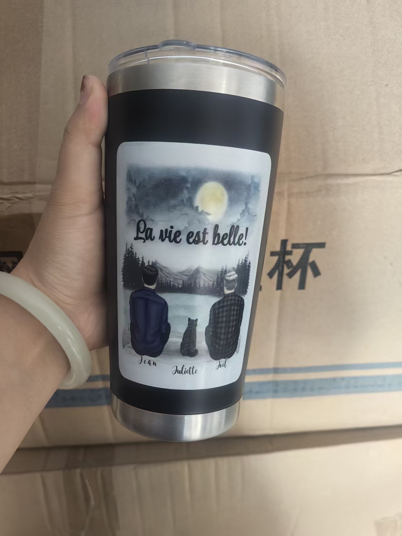 Vaso Térmico de 20 oz para Vin - Coffee Tea Name reseña y precio