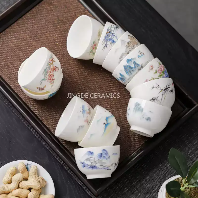 Juego de 4 Tazas de Té de Cerá - Coffee Tea Set Up reseña y precio