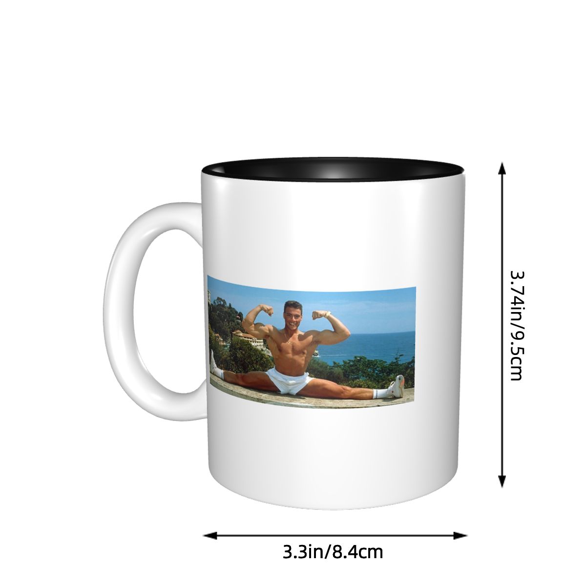 Taza de cerámica divertida con - Coffee Tea Van reseña y precio