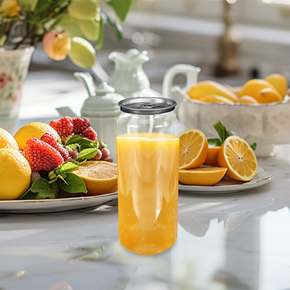 Latas transparentes para bebid - Juice Tea Coffee reseña y precio