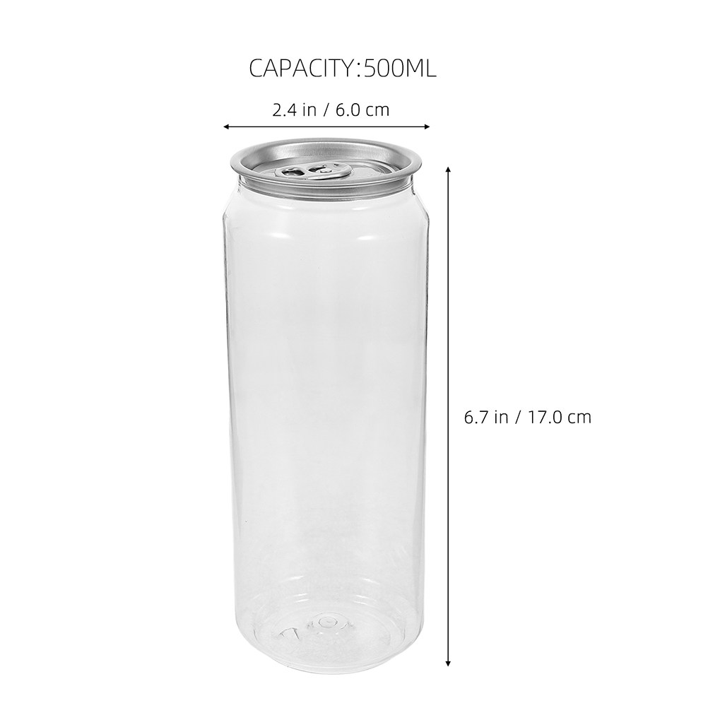 Latas transparentes para bebid - Juice Tea Coffee reseña y precio