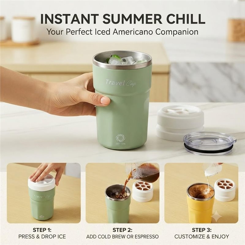 Taza Autoagitadora Recargable  - Coffee Tea Mix reseña y precio