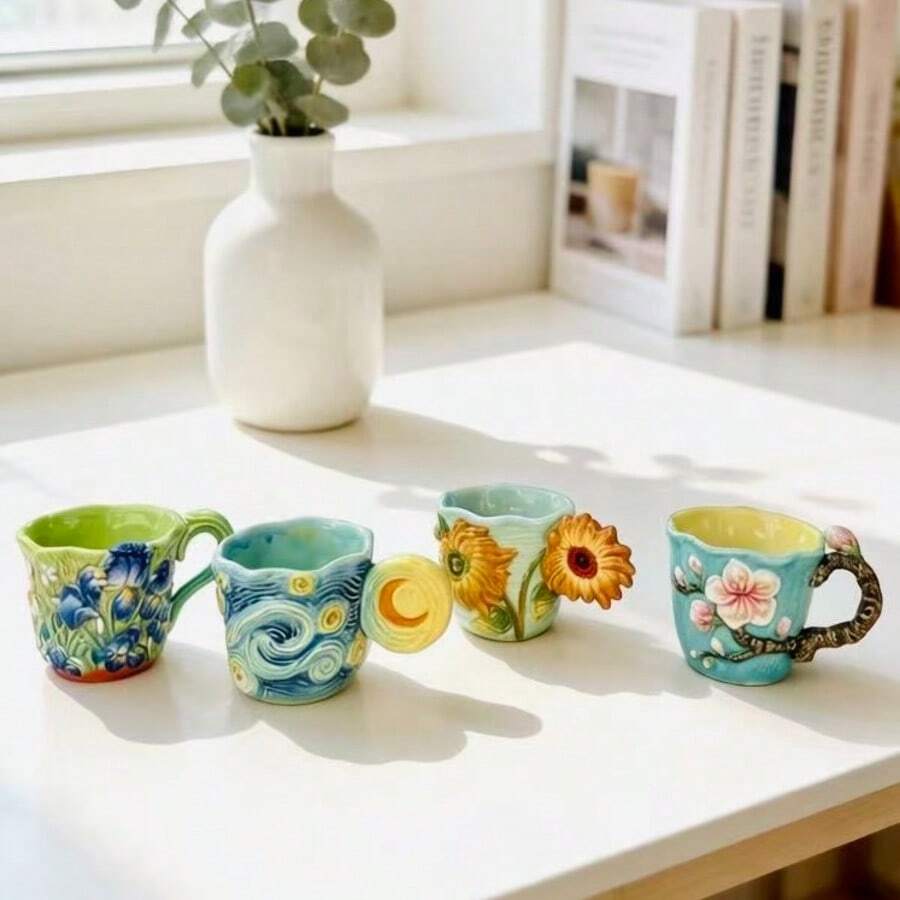 Juego de 4 tazas de café itali - Coffee Tea Van reseña y precio