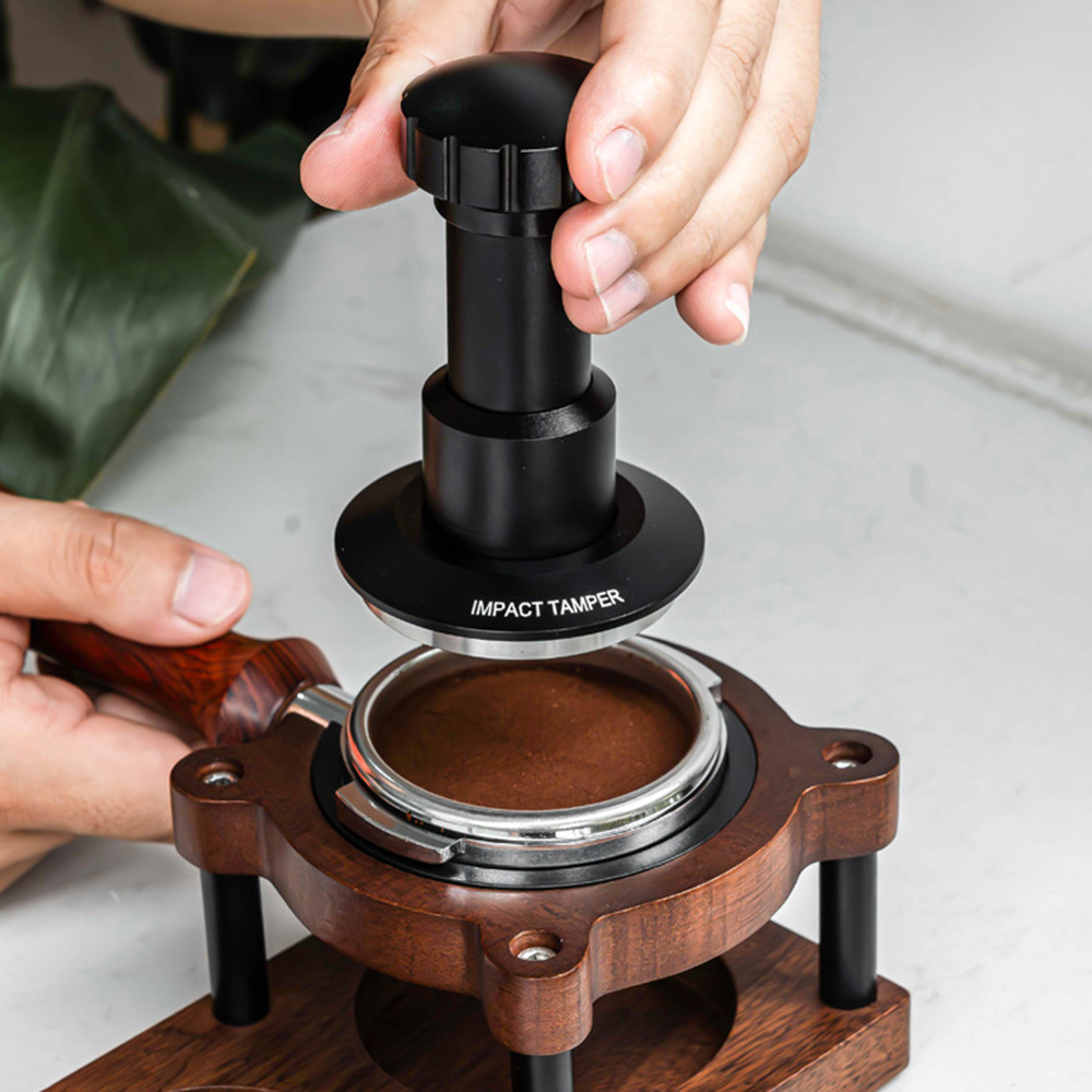 Prensa de impacto de café de 5 - Coffee Tamper Leveler reseña y precio