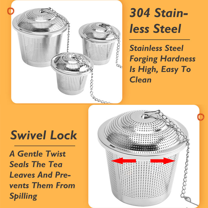 Filtro de té de acero inoxidab - Coffee Tea Infuser reseña y precio