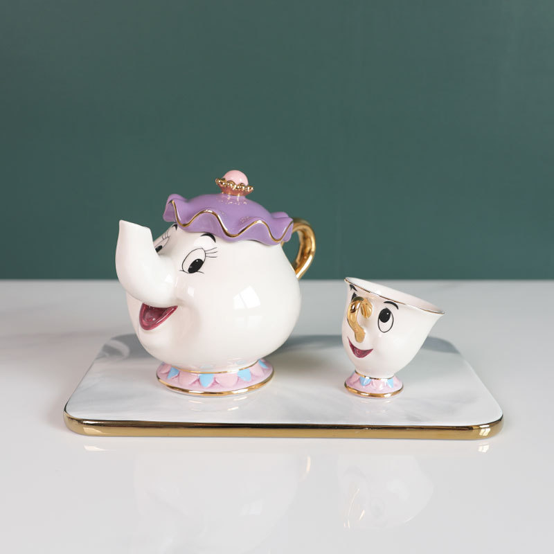 Tetera de dibujos animados La  - Coffee Tea Set Up reseña y precio