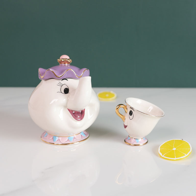 Tetera de dibujos animados La  - Coffee Tea Set Up reseña y precio