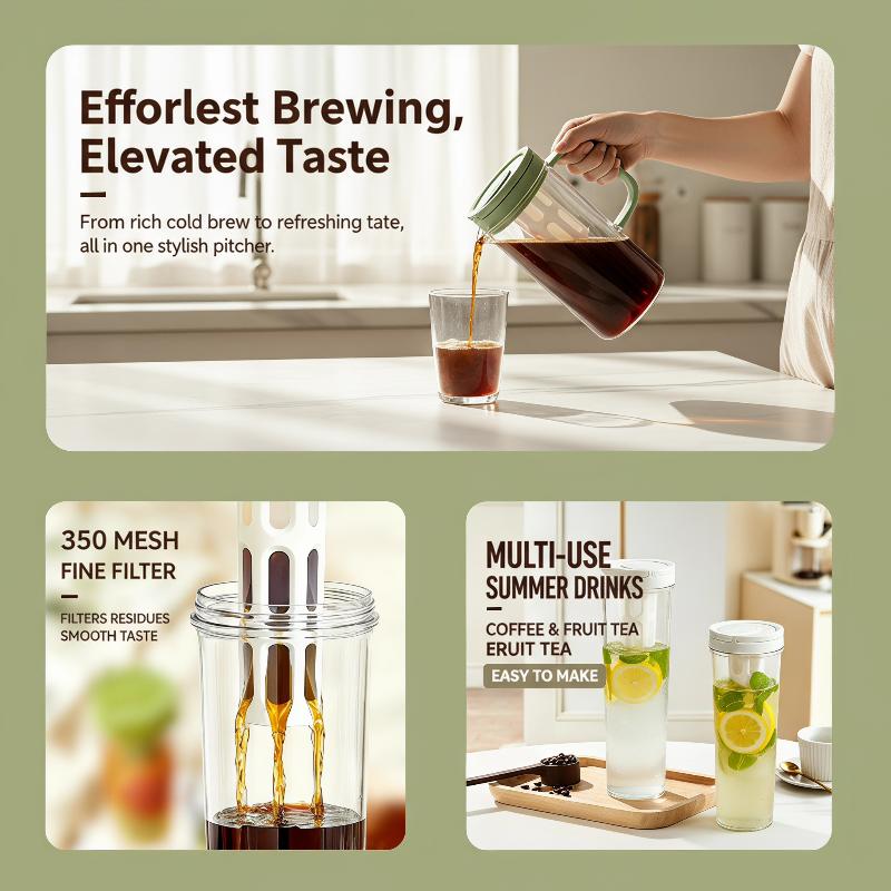 Cafetera Manual de 1L para Caf - Cold Brew Bottle reseña y precio