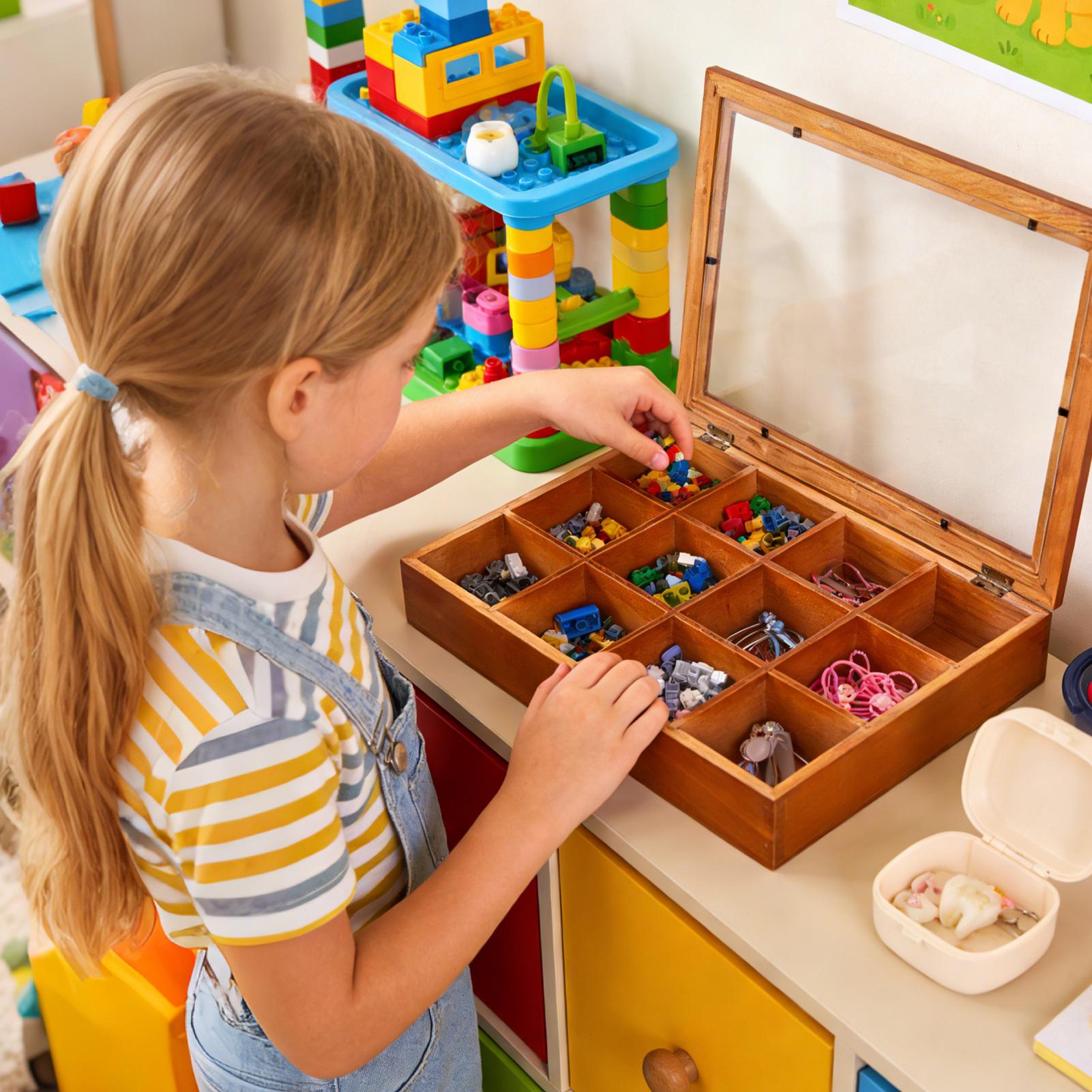 Caja de Madera para Guardar Bo - Coffee Tea Drawer Organizer reseña y precio