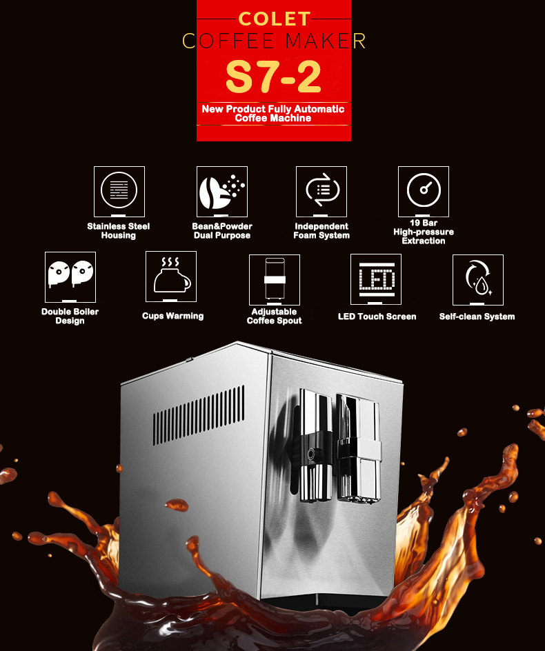 Nuevo Producto S7-2 Cafetera E - Coffee & Tea Haus reseña y precio