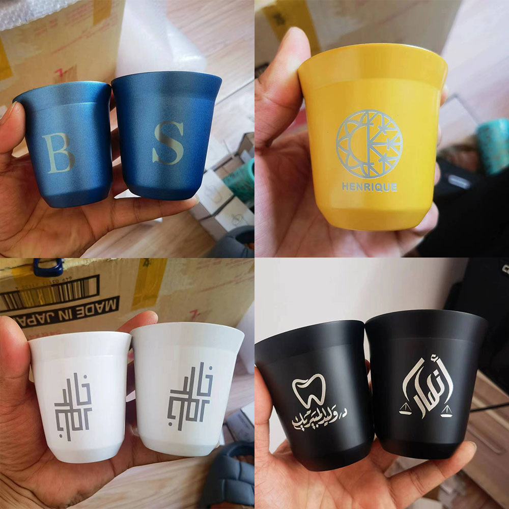 Tazas de Espresso de Acero Ino - Coffee Tea Name reseña y precio