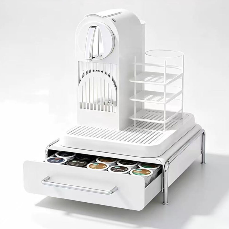 Cajón de almacenamiento de caf - Coffee Tea Drawer Organizer reseña y precio