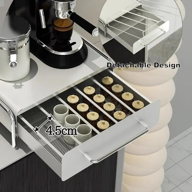 Cajón de almacenamiento de caf - Coffee Tea Drawer Organizer reseña y precio