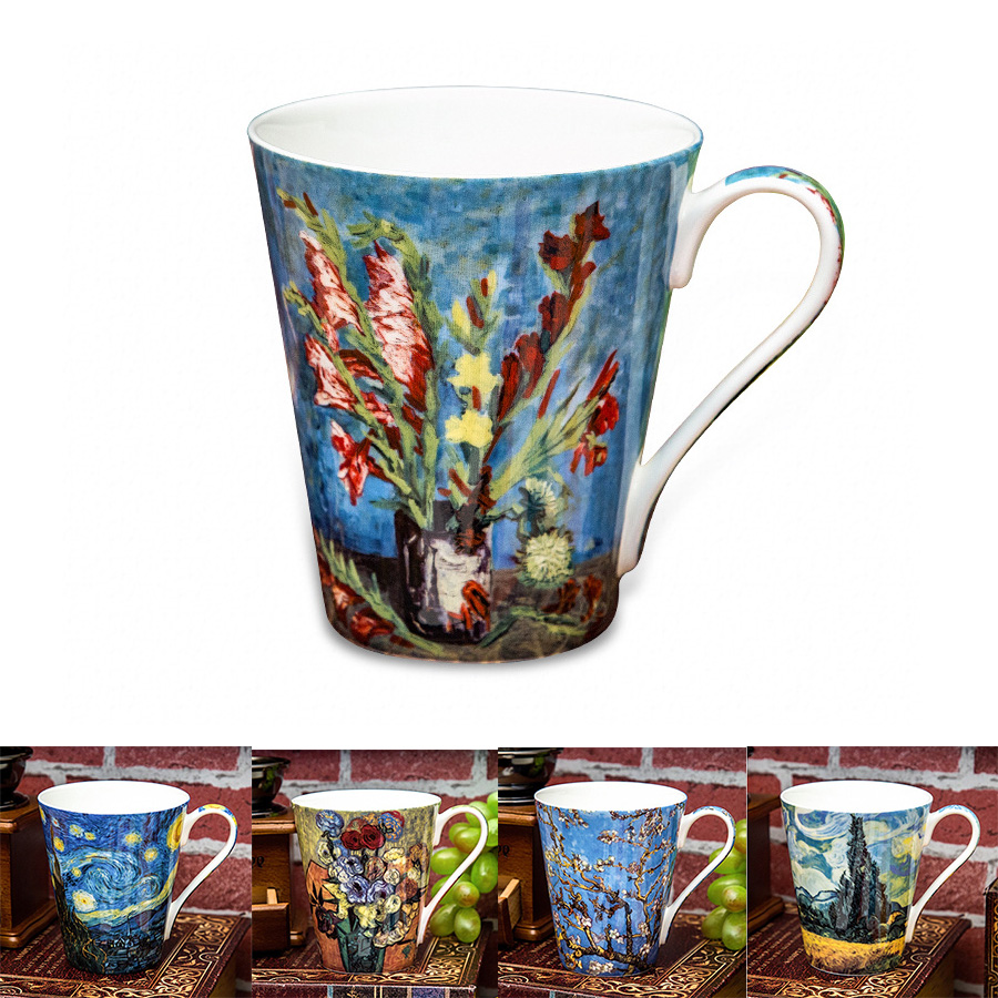 Juego de 5 uds. De tazas artís - Coffee Tea Van reseña y precio
