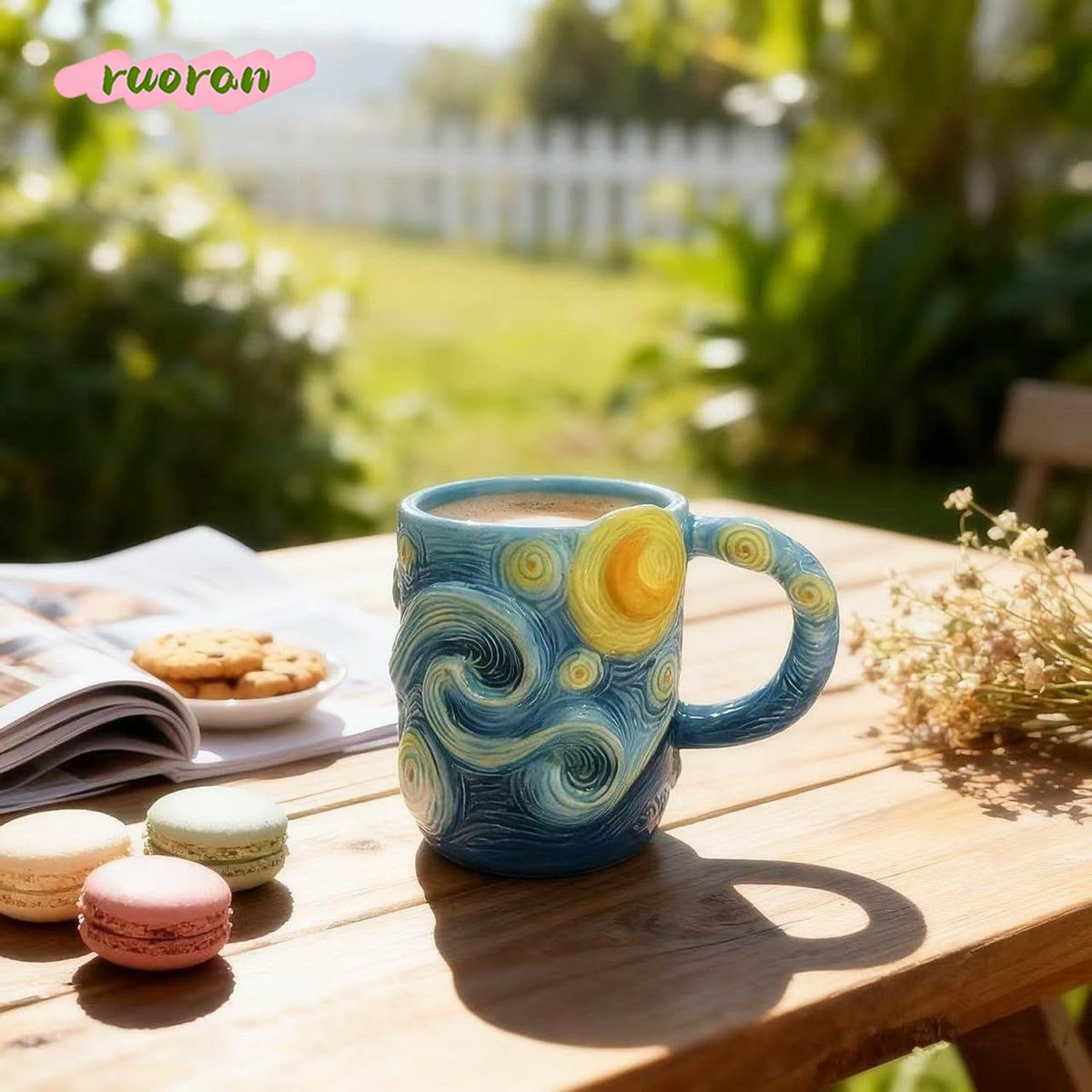 Taza de la Noche Estrellada de - Coffee Tea Van reseña y precio