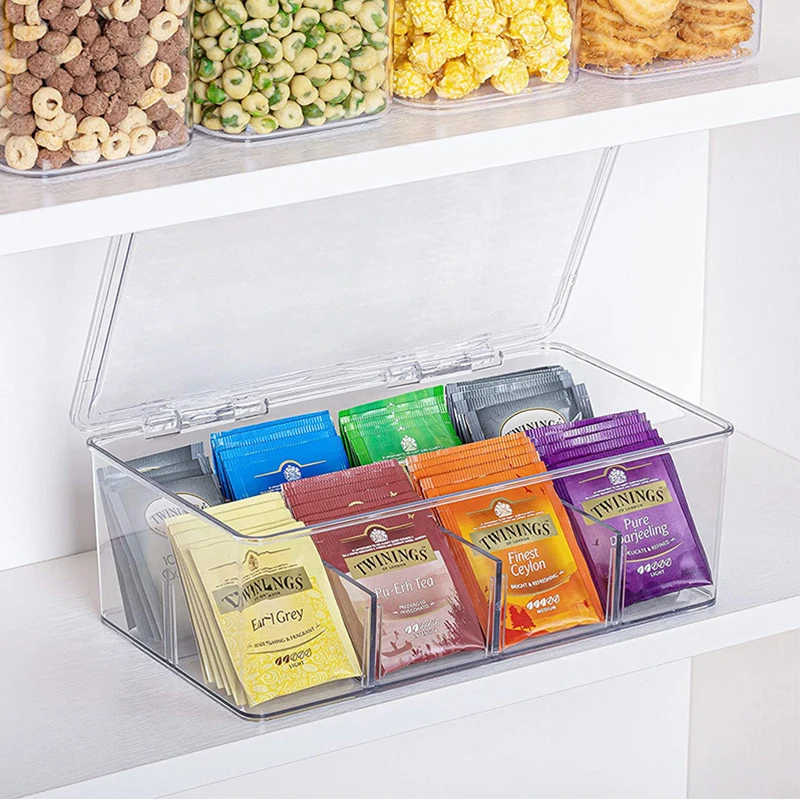 Caja de almacenamiento de bols - Coffee Tea Drawer Organizer reseña y precio