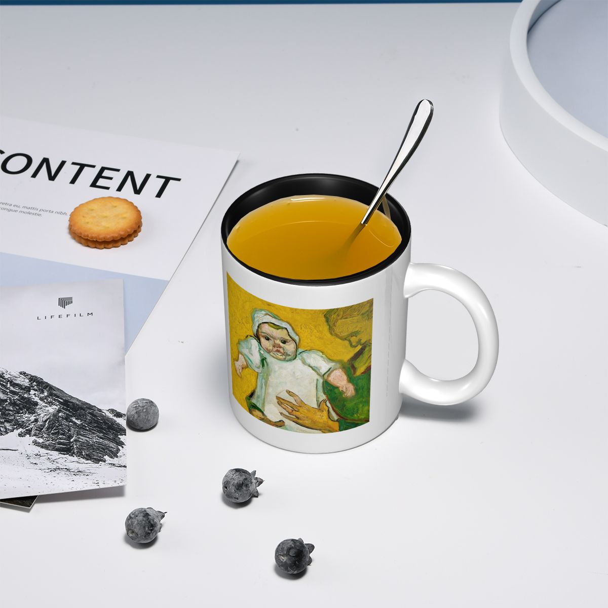Taza de cerámica divertida con - Coffee Tea Van reseña y precio