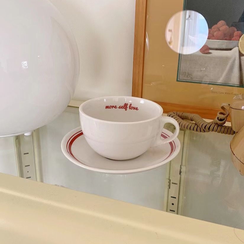 Juego de tazas de café con let - Coffee Tea Name reseña y precio