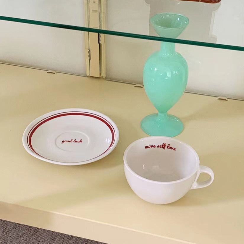 Juego de tazas de café con let - Coffee Tea Name reseña y precio