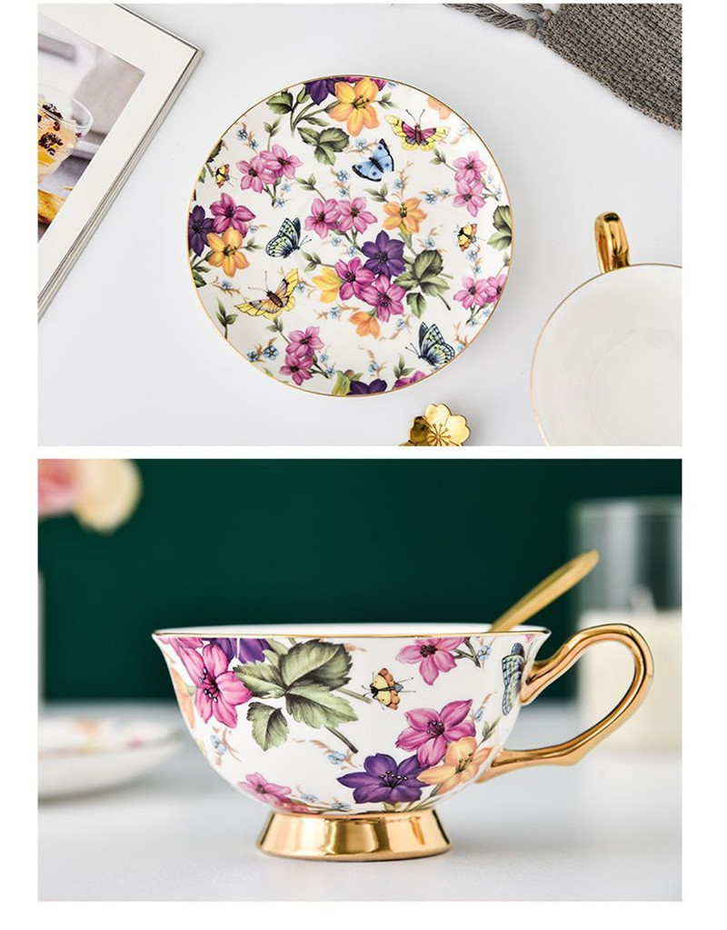 Juego de Taza y Platillo de Ca - Coffee Tea Mix reseña y precio