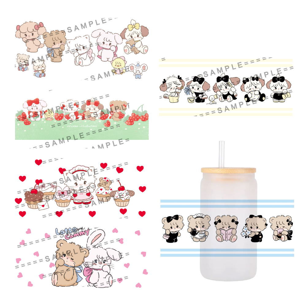 Pegatina para vasos de dibujos - Coffee Tea Name reseña y precio