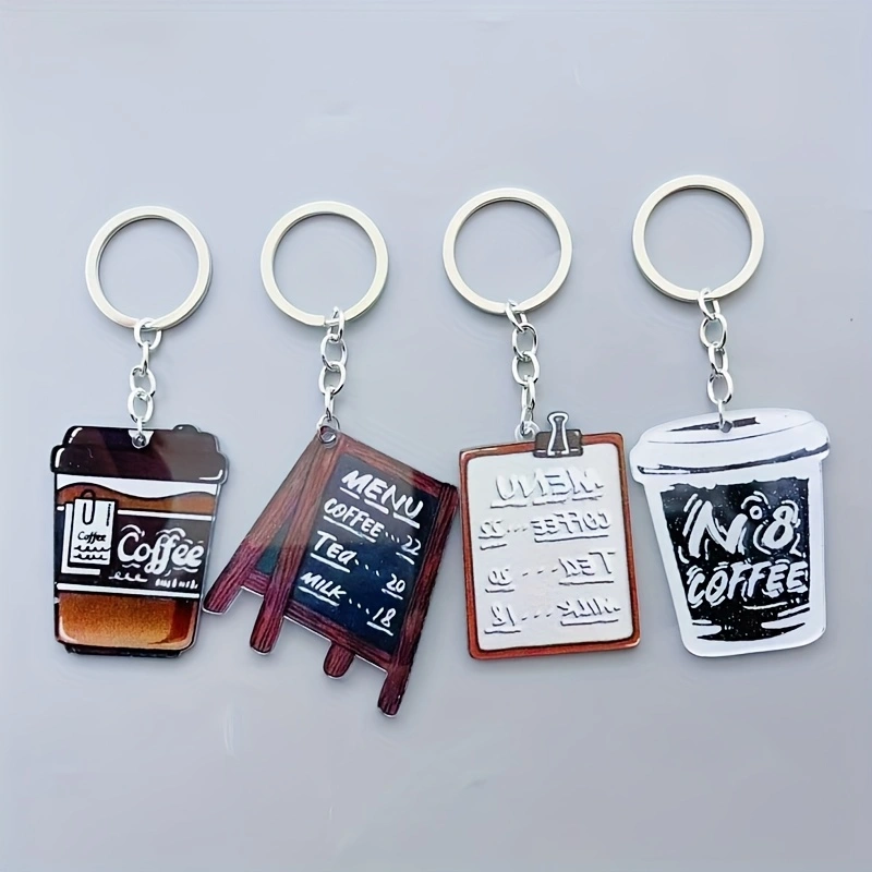 Llavero de acrílico con forma  - Coffee & Tea Haus reseña y precio